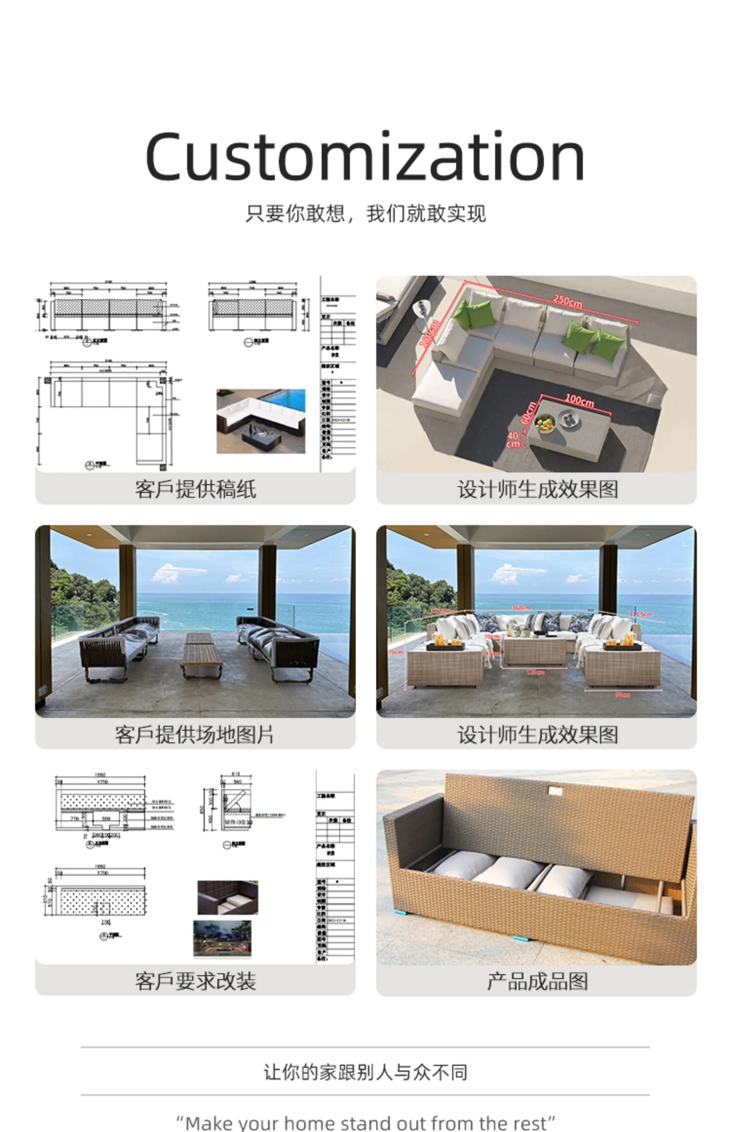 HXL outdoor sofa balcony rattan chair garden waterproof aluminum alloy outdoor terrace casual rattan sofa chair