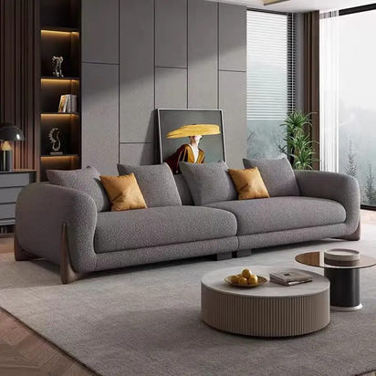 Custom Modern Simplicity Modular Corner Sectional Sofa Set Fabric Shaped Home Living Room Furniture