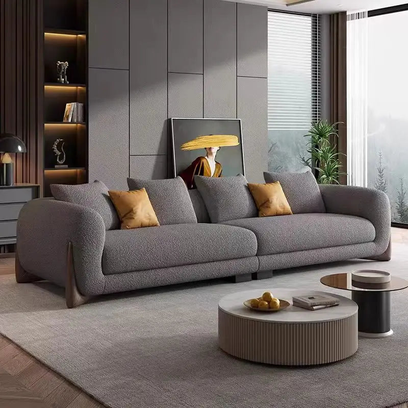 Custom Modern Simplicity Modular Corner Sectional Sofa Set Fabric Shaped Home Living Room Furniture