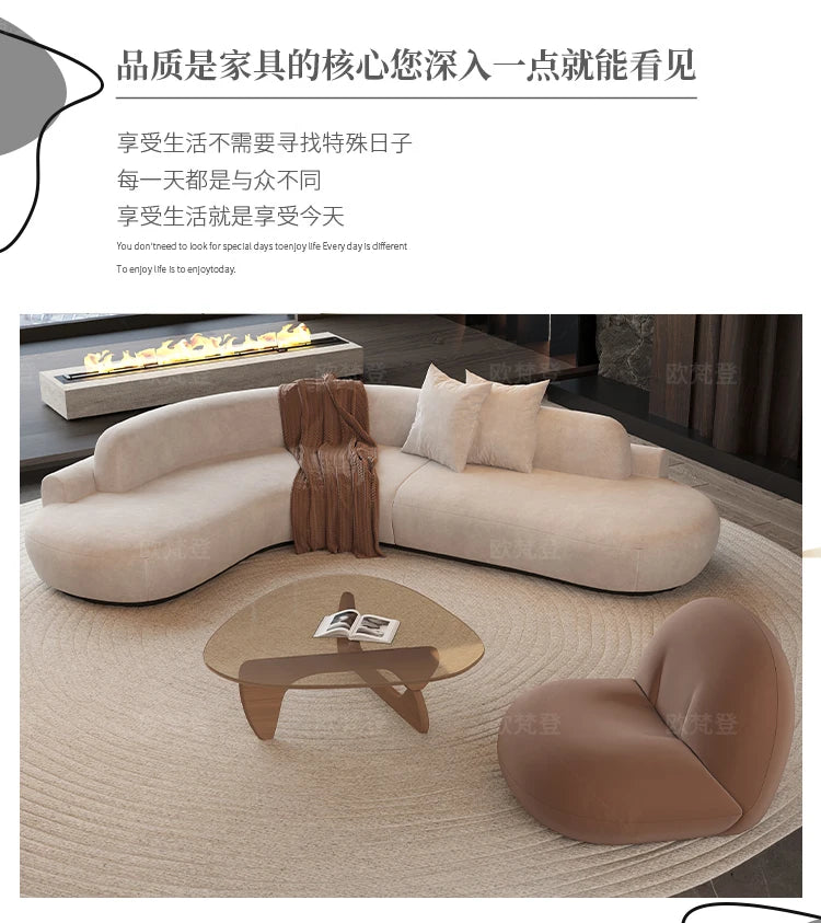 Puffs Cloud Living Room Sofas Nordic Cute Lazy Bedroom Floor Outdoor Sofa Strawberry Makeup Tables Divano Postmodern Furniture