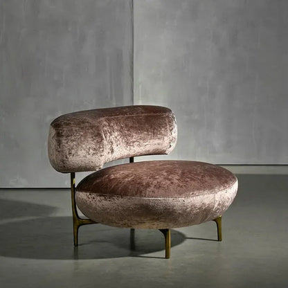 Fabric Nordic Living Room Sofas for Living Room Modern Minimalist Wrought Iron Single Sofa Light Luxury Designer Home Sofa Chair