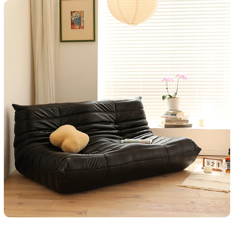 Lazy sofa single leisure chair modern simple technology leather ins