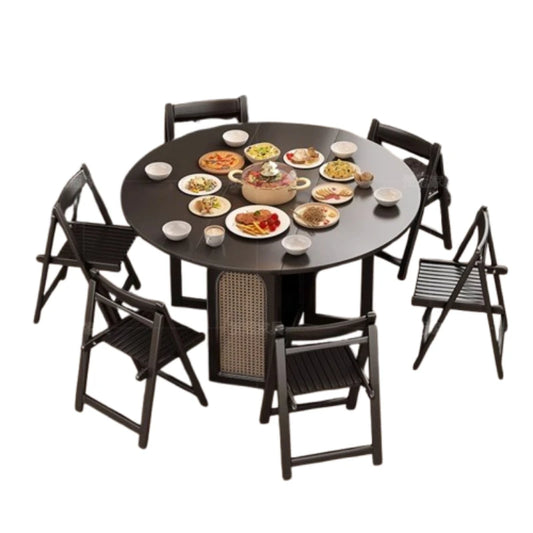 Waterproof Chair Dining Table Breakfast Modern Chair Side Dining Table Space Savers Round Set Sala Da Pranzo Home Furnitures