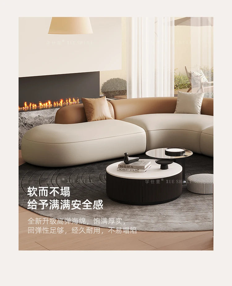 Hotel Curved Sofa Designer Leisure High Quality Hallway Aesthetics Modern Balcony Sofas Leisure Gaming Muebles Home Furniture
