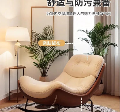 Beige Luxury Living Room Chairs Classic Designer Occasional Single Chairs Living Room Comfy Nordic Fotele Do Salonu Furniture