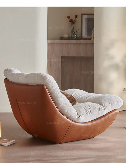 Italian living room creative single chair Nordic small apartment backrest sofa chair