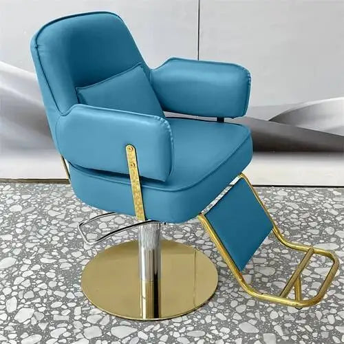 Workshop Tattoo Barber Chair Cosmetic Nail Trolley Workshop Luxury Adjustable Barber Chair Stool Silla De Barbero Home Furniture