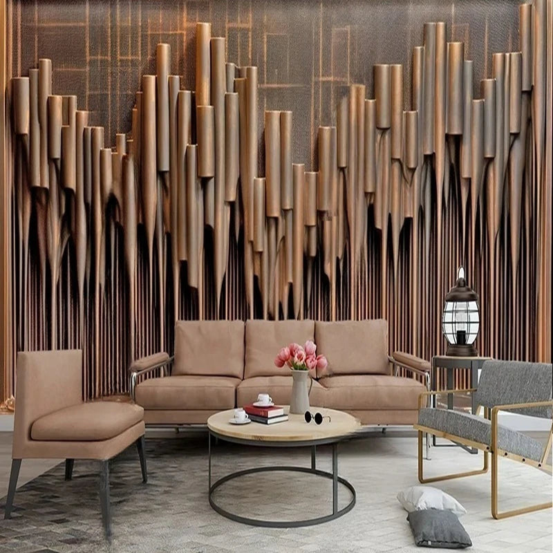 Modern Chinese Style Abstract Wallpaper Custom Photo Mural 3D Relief TV Sofa Background Home Decor Wall Hanging Painting