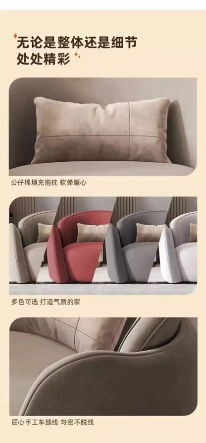 Living Room Leisure Home Hotel Reception Area Simple Sofa Chairs Chaise Lounge Light Luxury Single Sofa Chair Small Apartment