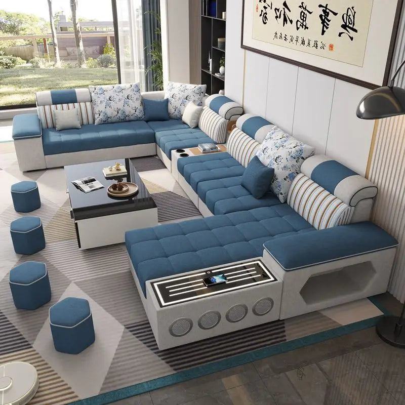 Armrest Electric Sofa Designer Storage Modern Corner Sofa Floor Comfortable Romantic Divani Da Soggiorno House Accessories