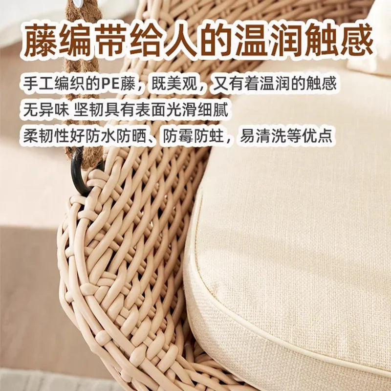 Hanging basket chair indoor swing household hanging hammock rocking balcony Internet celebrity swing hanging