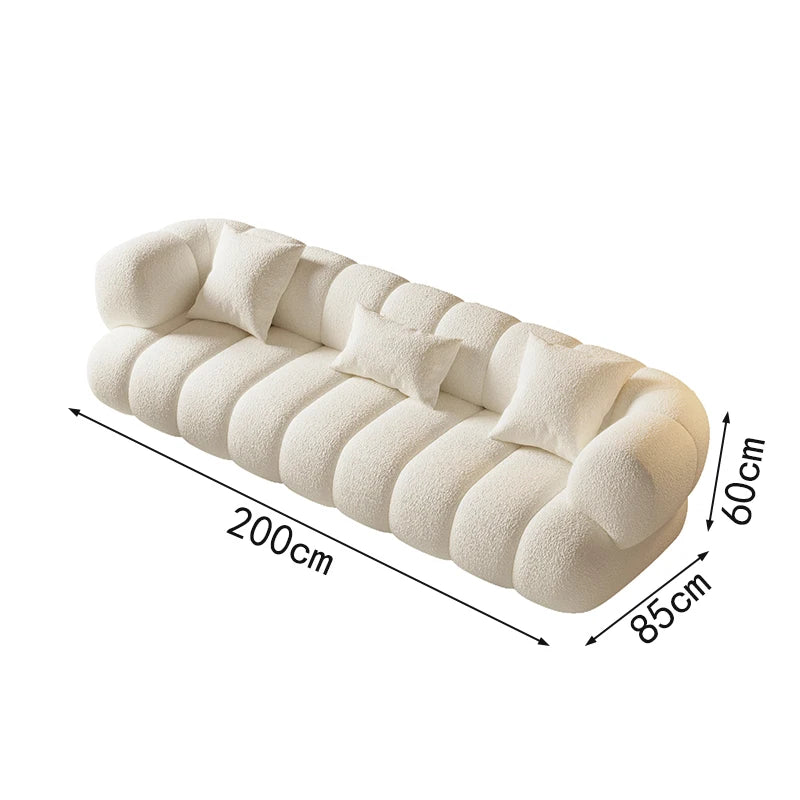 Plush Luxury Living Room Sofa Europe Family Minimalist Relaxing Sofa Lounger Filler Muebles Para El Hogar Furniture Decoration