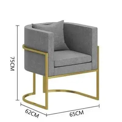 Metal Armchair Plastic Japanese Back Room Restaurant Support Cute Dining Designer Lounge Chairs Living Nordic Sillas Furniture