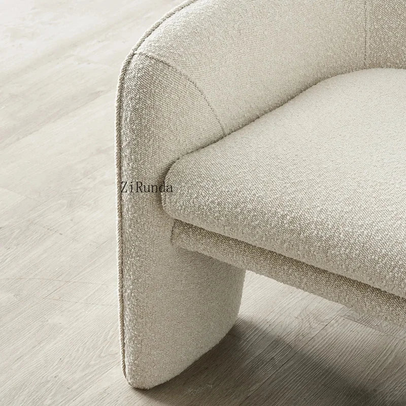 Living room furniture, modern cashmere chair, living room lounge chair