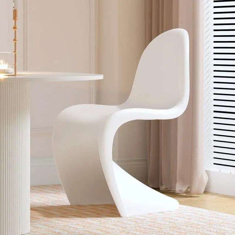 Acrylic transparent chair simple household light luxury high-end dining table chair makeup chair Pan Dong chair