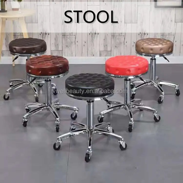 Barber Chair Retro Stylish Beauty Hairdressing King Style Armrest Hair Styling Classic Hydraulic Furniture Salon Barber Chair