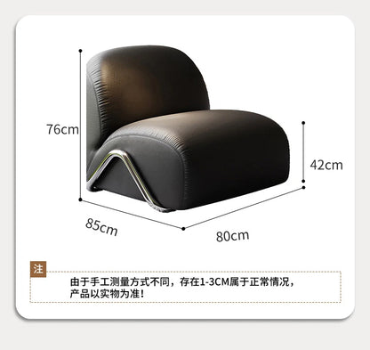 Tumbonas Lounge Living Room Chairs Sofa Lazy Reading Leather Living Room Chairs Individual Throne Sillones Library Furniture
