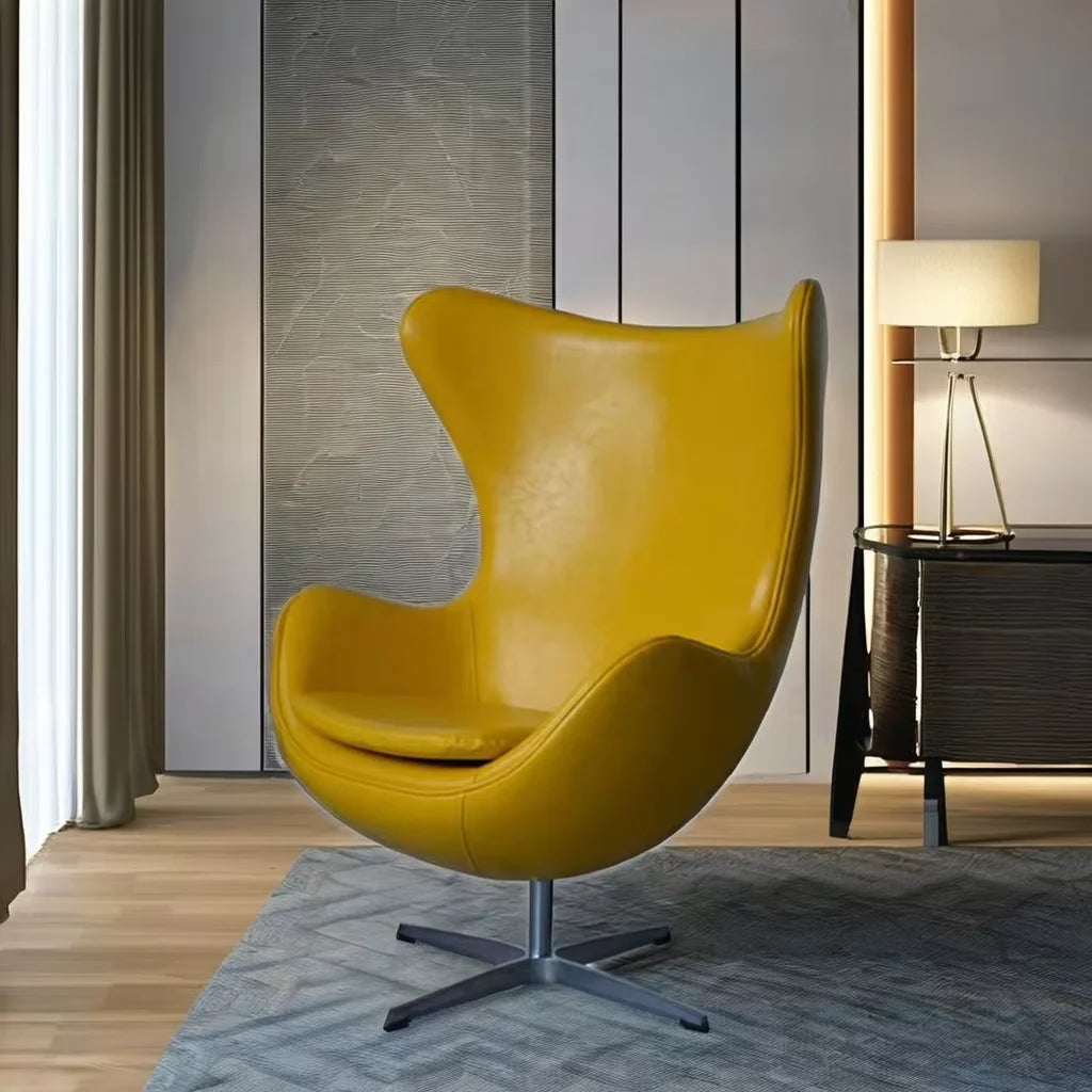 Custom Popular Living Room Home Leisure Luxury Single Seater Living Room Office Leather Chairs for Living Room Furniture