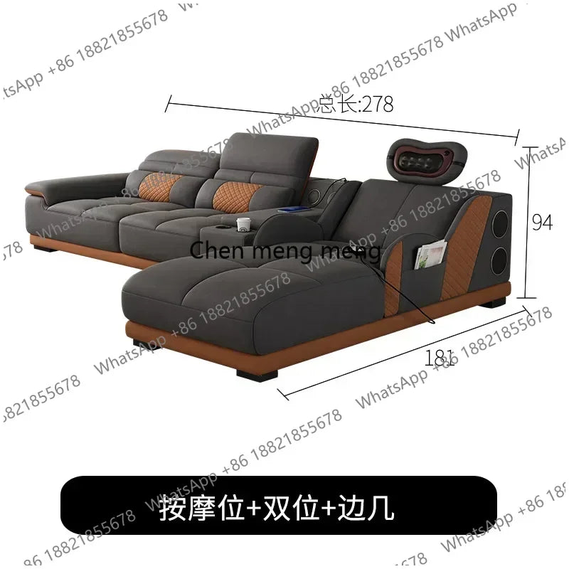 ZHOffice Nordic Modern Living Room Sofas Relaxing European Recliner Sofas Floor Massage Creative Schlafsofa Postmodern Furniture