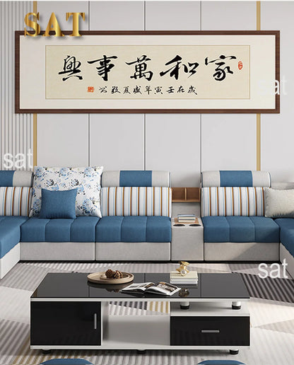 Italian Simple Modern Light Luxury Sofa Living Room Furniture White Grey Orange Corner Modular Sofa