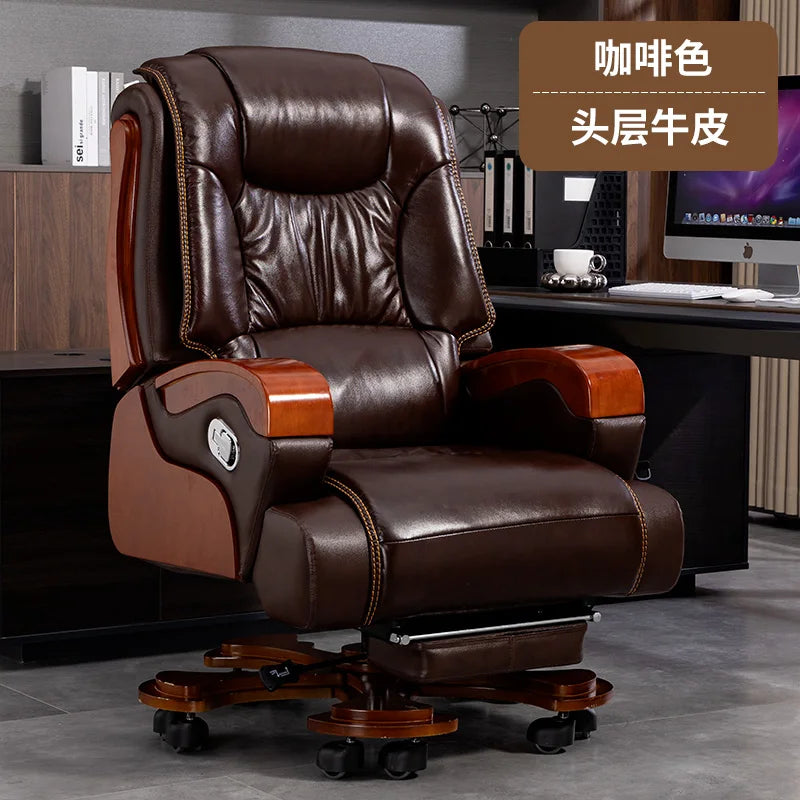 Nordic Swivel Office Chair Massage Footrest Lift High Quality Comfortable Armchair Aesthetic Design Silla Escritorio Furniture