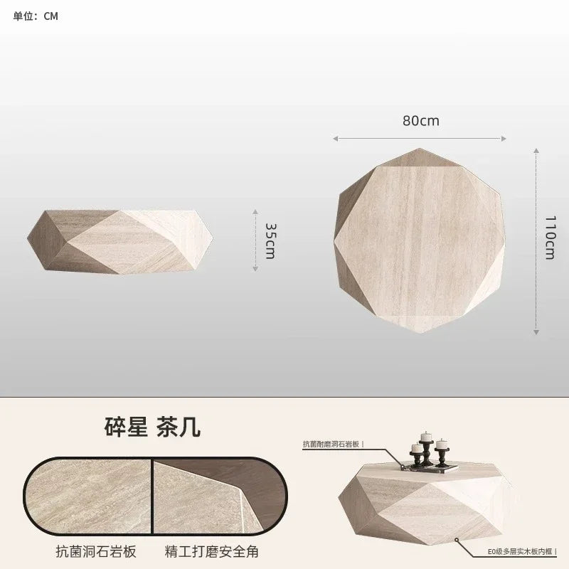 Italian Aesthetic Coffee Table Minimalist Designaccessories Luxury Side Table Art Standing Modern Clearmesas Bajas Furniture