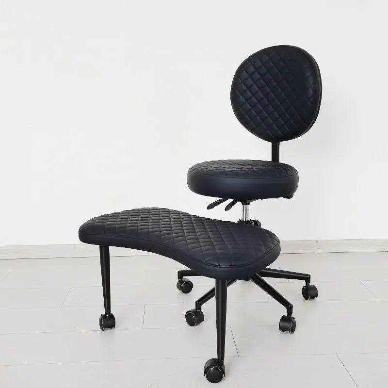 Cross Legged Chair - Meditation Chair With Wheels  ADHD Chair Height Adjustable Seat  Adjustable Footstool