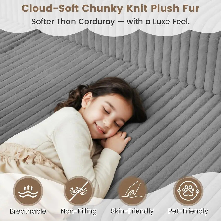 Couch, Upholstered Cloud Couch Sectional with L Shape Chaise, Fluffy Comfy Cloud Sofa with Deep Seat amp Throw Pillows, Boneless