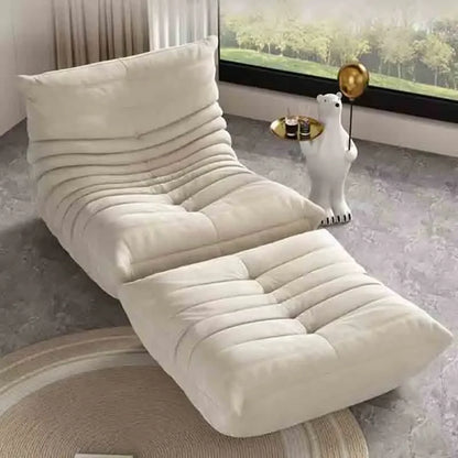 Single suede foam sofa armless floor sofa lazy sofa living room bedroom balcony lounge chair reading chair fireside chair