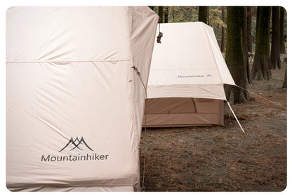 MOUNTAINHIKER Extra Large 3-6 Person Inflatable Family Camping Tent with High-Quality Windproof and Spacious Interior