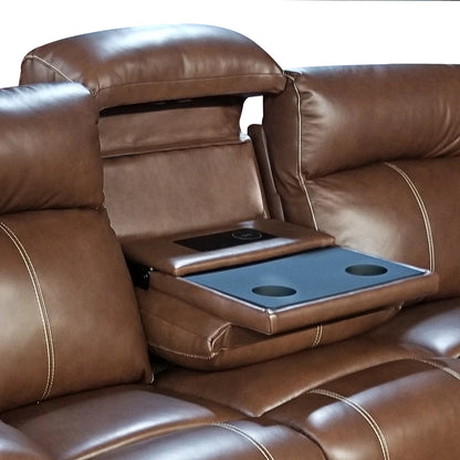Living room furniture leather electric recliner combination sofa cover
