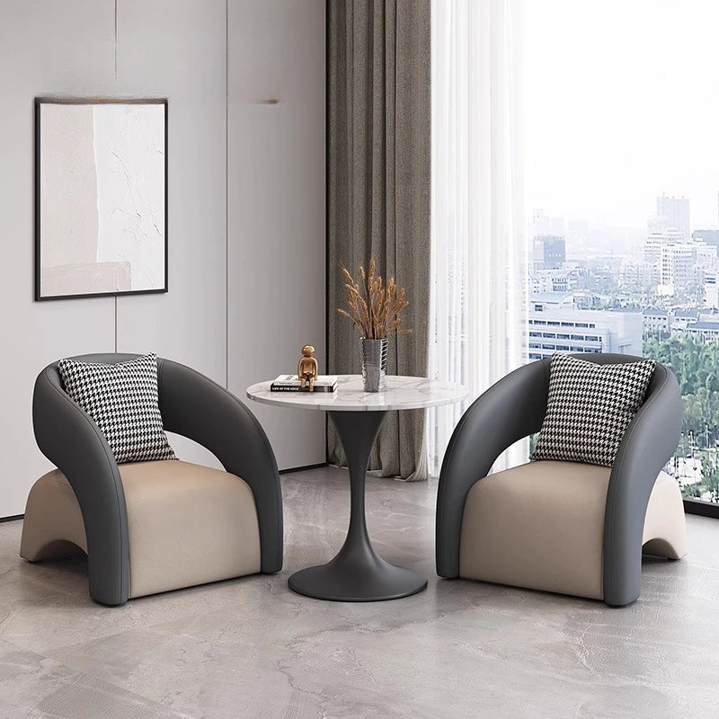 Living Room Chairs Modern Upholstered Armchair Accent Lounge Chair Comfortable Home Furniture Hotel Lobby Reception Salon