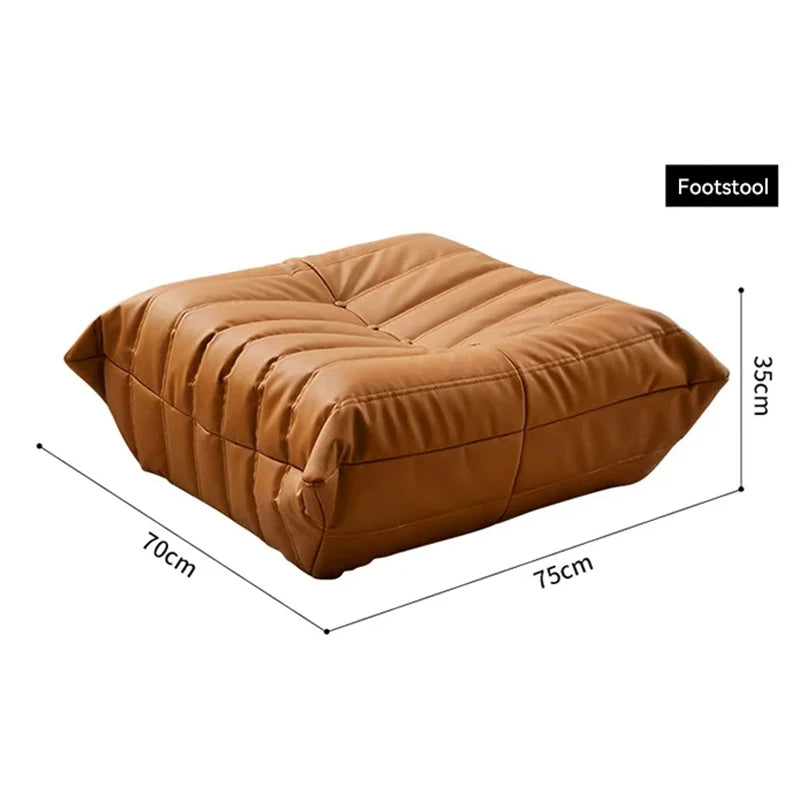 Sofa Stool Cat Scratch Leather Suede Chair