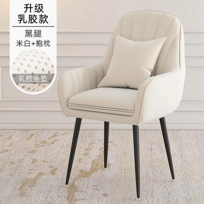 Modern Living Room Dining Chairs Home Furniture Bedroom Dormitory Back Chair Nordic Restaurant Kitchen Cafe Leisure Chair