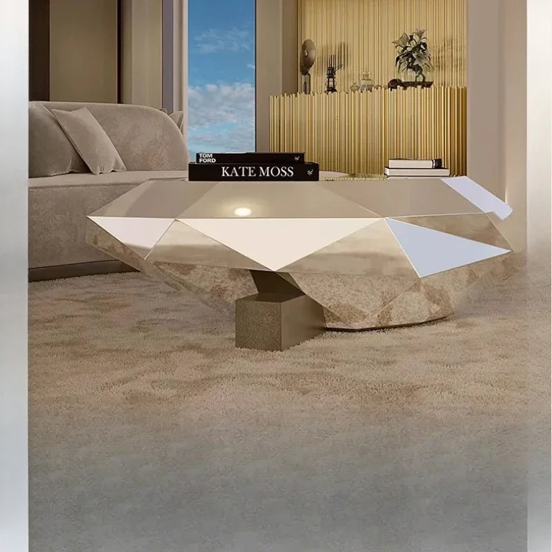 Modern Luxury Coffee Table Nordic Small Designer Books Industrial Coffee Table Clear Simple Cheap Metal Meubles Home Furniture