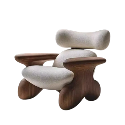 Fancy Modern Adults Chair Wooden Trending Simple Nordic Living Room Chair Reading Balcony Hotel Sillones Furniture Home