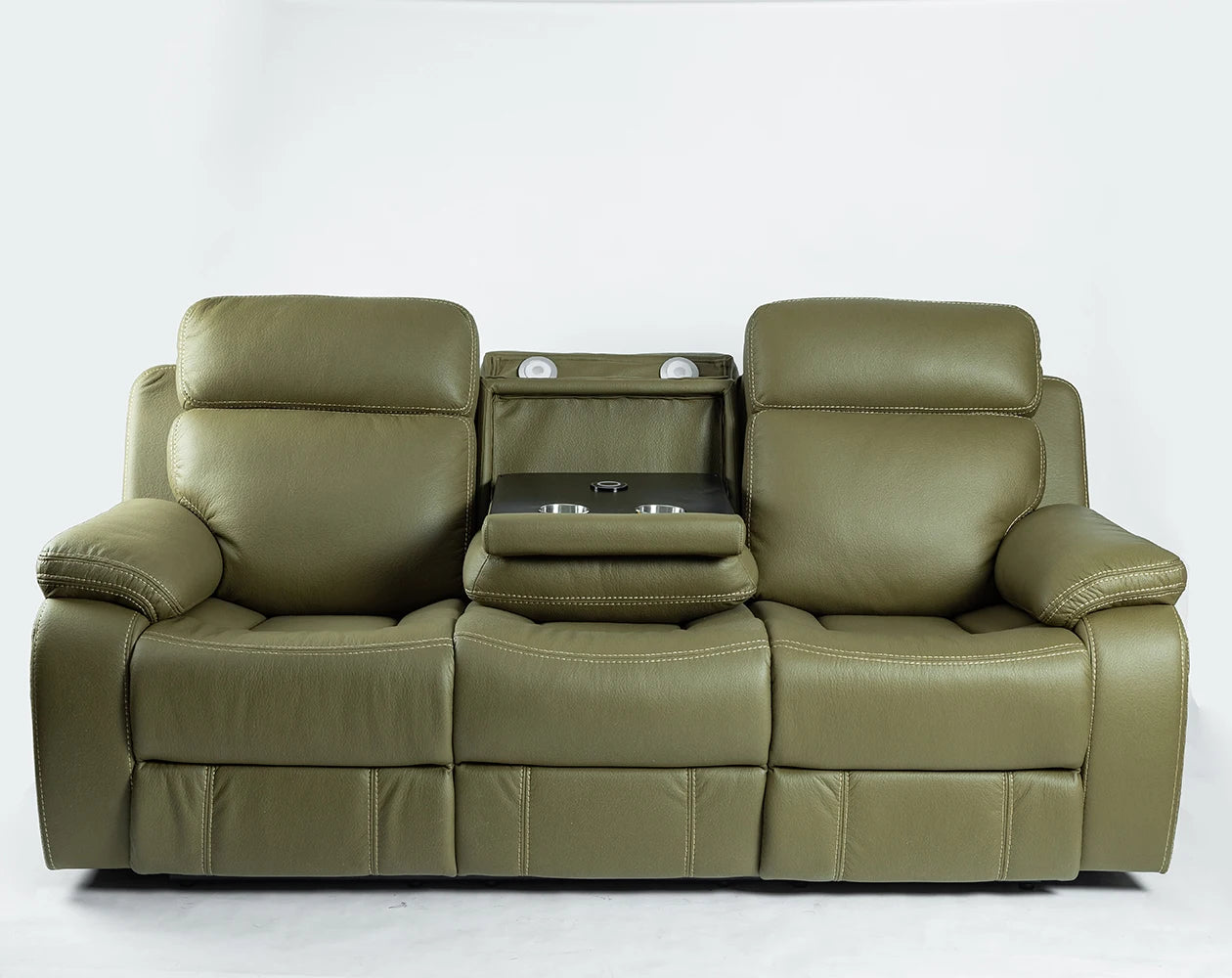 High Density Sponge 2+3 Seats Recliner Sofa Set Fabric Wireless Charging Smart Cup Holder Reading Apartment