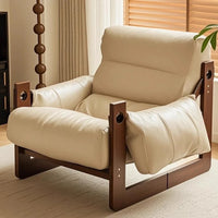 Mid century leather sofa chair balcony Luxury Design comfortable Lounge armchair modern interior fotel wypoczynkowy furniture