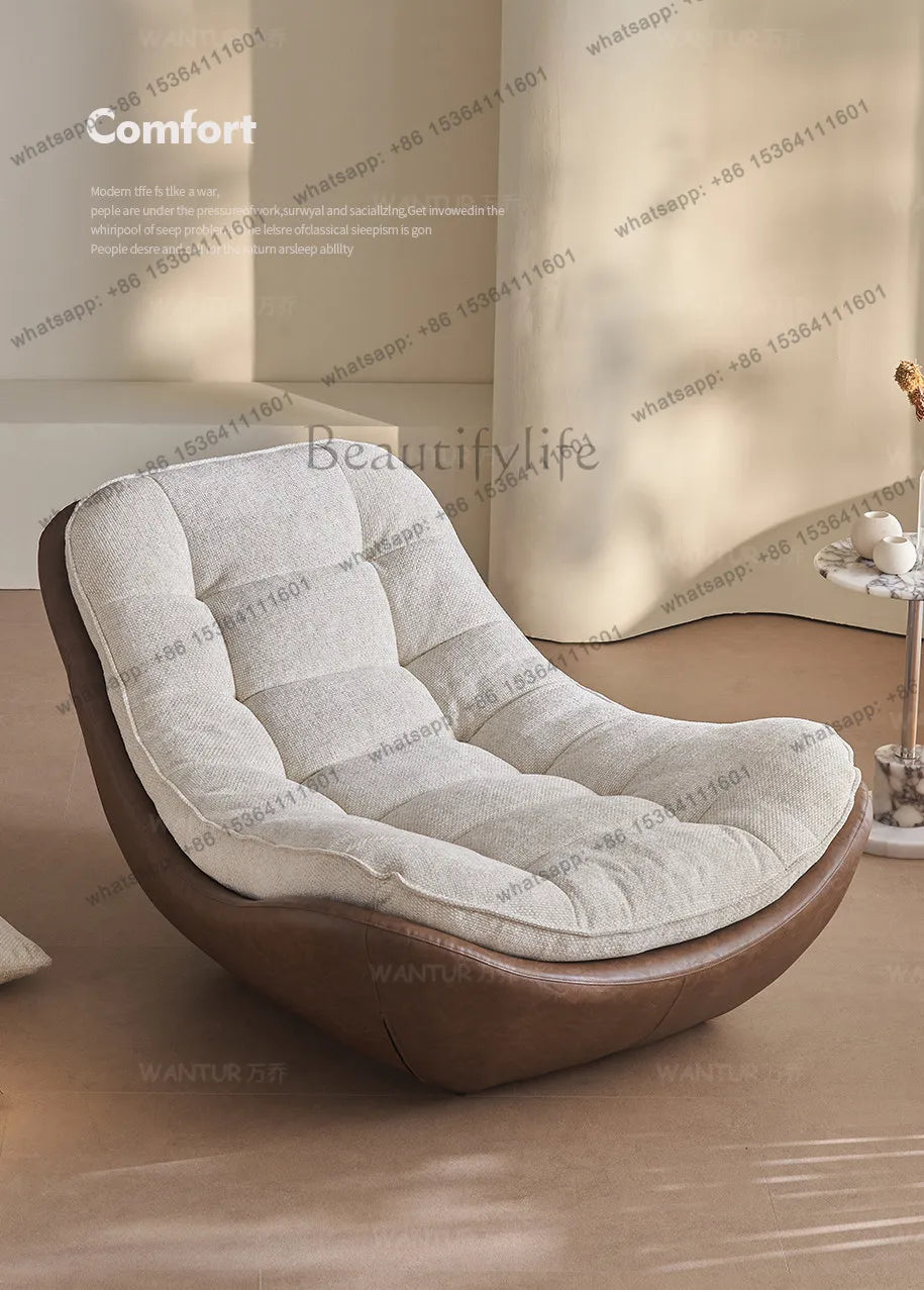 minimalist light luxury Nordic sofa chair simple leisure lazy sofa chair