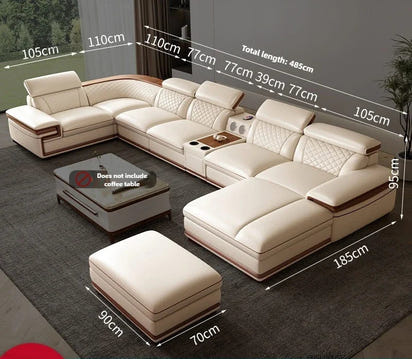 Light Luxury Living Room Sofas Villa Comfortable Italian Style Design Modularity Sofas Recliner Sofas for Living Room Furniture