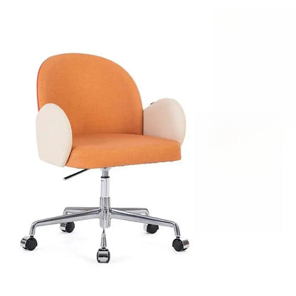 Roller Armrest Office Chair Yellow Soft Modern Study High Swivel Office Chair Ergonomic Relaxing Silla De Escritorio Furniture