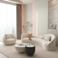 Curved White Living Room Sofas Recliner Cloud Cream Modern Living Room Sofas Create European Lazy Divano Postmodern Furniture