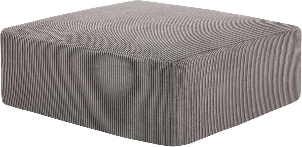 Sectional Cloud Boneless Sofa Bed Couches for Living Room-113'' Beige 3 Seater Modern Lounge Sleeper Couch-No Assembly-Modular C