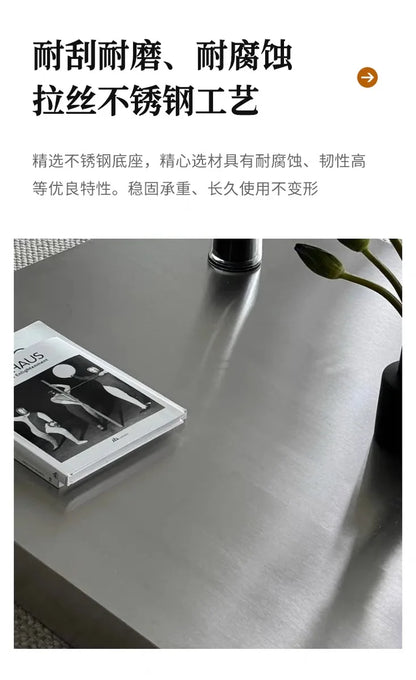 Unique Modern Coffee Table Metal Aesthetic Simple Living Room Decoration Coffee Table Center Italian Meubles Salon Furniture