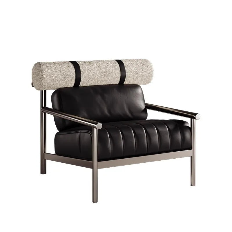 Single sofa chair creative metal homestay lazy leisure chair
