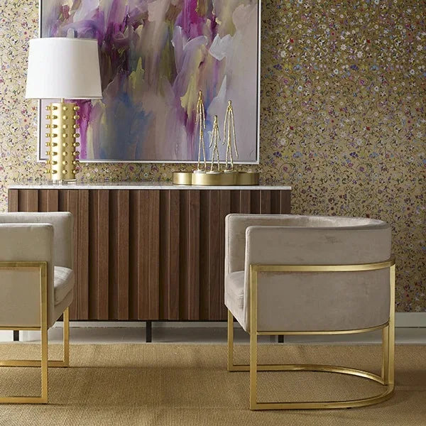 American light luxury wrought iron/stainless steel/dining chair/soft decoration customization/hotel/villa/model room custom