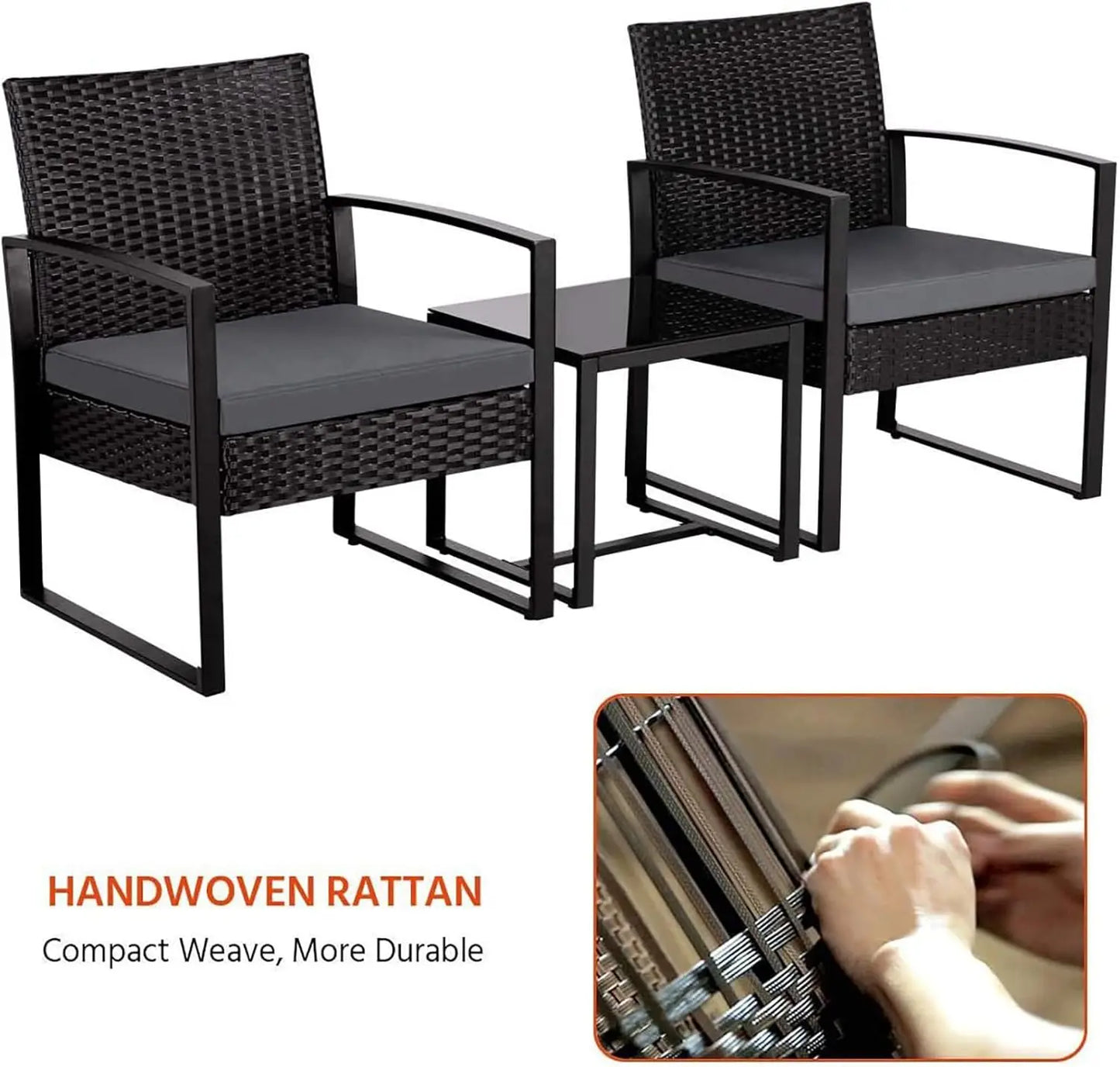 # New Arrival Rattan Garden Furniture Set With Cushions And Coffee Table For Indoor Outdoor