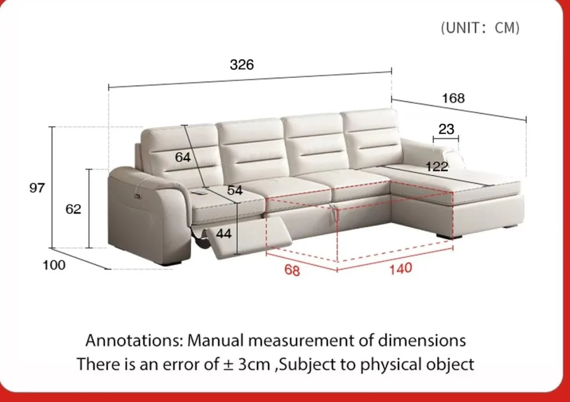 Modern living room sofa intelligent with storage corner sofa sleeping function electric recliner folding sofa