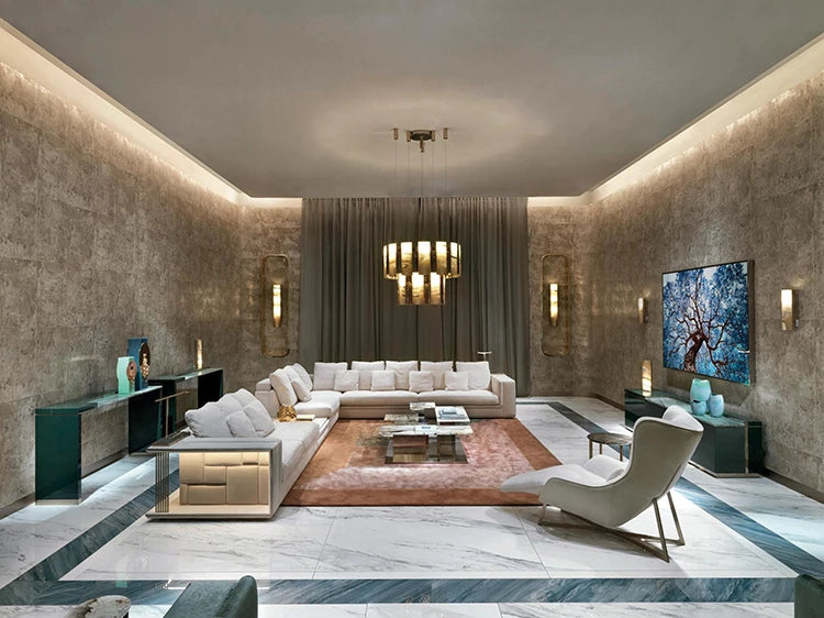 Office Sofa Luxury Living Room Modern Hotel Sofas Italian Classic High Quality Luxury Sofa Set