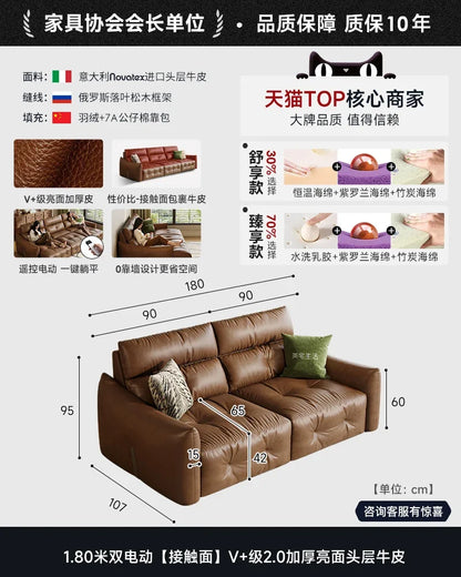 French Scalable Electric Sofa Bed Modern Designer Creativity Puff Sofa Comfort Lounge Living Room Furniture Canape Salon FYES